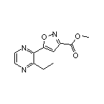 Methyl 5-(3-Ethyl-2-pyrazinyl)isoxazole-3-carboxylate