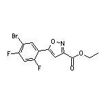 Ethyl 5-(5-Bromo-2,4-difluorophenyl)isoxazole-3-carboxylate