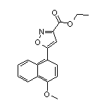 Ethyl 5-(4-Methoxy-1-naphthyl)isoxazole-3-carboxylate