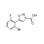 5-(2-Bromo-6-fluorophenyl)isoxazole-3-carboxylic Acid