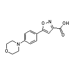 5-(4-Morpholinophenyl)isoxazole-3-carboxylic Acid