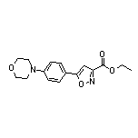 Ethyl 5-(4-Morpholinophenyl)isoxazole-3-carboxylate