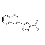 Methyl 5-(3-Quinolyl)isoxazole-3-carboxylate
