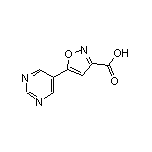 5-(5-Pyrimidinyl)isoxazole-3-carboxylic Acid