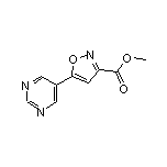 Methyl 5-(5-Pyrimidinyl)isoxazole-3-carboxylate