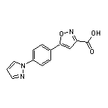 5-[4-(1-Pyrazolyl)phenyl]isoxazole-3-carboxylic Acid