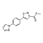 Methyl 5-[4-(1-Pyrazolyl)phenyl]isoxazole-3-carboxylate