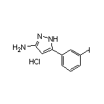 3-Amino-5-(3-iodophenyl)-1H-pyrazole Hydrochloride
