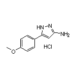 3-Amino-5-(4-methoxyphenyl)pyrazole Hydrochloride