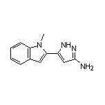 3-Amino-5-(1-methyl-2-indolyl)pyrazole