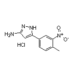3-Amino-5-(4-methyl-3-nitrophenyl)pyrazole Hydrochloride