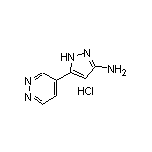 3-Amino-5-(4-pyridazinyl)pyrazole Hydrochloride