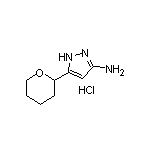 3-Amino-5-(2-tetrahydropyranyl)pyrazole Hydrochloride