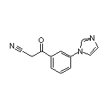 3-[3-(1-Imidazolyl)phenyl]-3-oxopropanenitrile