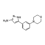 3-Amino-5-(3-morpholinophenyl)pyrazole
