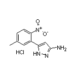 3-Amino-5-(5-methyl-2-nitrophenyl)pyrazole Hydrochloride