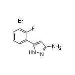 3-Amino-5-(3-bromo-2-fluorophenyl)pyrazole