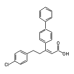 (Z)-3-(4-Biphenylyl)-5-(4-chlorophenyl)-2-pentenoic Acid