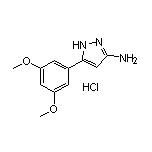 3-Amino-5-(3,5-dimethoxyphenyl)pyrazole Hydrochloride
