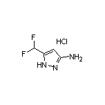 3-Amino-5-(difluoromethyl)pyrazole Hydrochloride