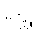 3-(5-Bromo-2-iodophenyl)-3-oxopropanenitrile