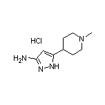 3-Amino-5-(1-methyl-4-piperidyl)pyrazole Hydrochloride