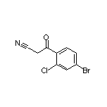 3-(4-Bromo-2-chlorophenyl)-3-oxopropanenitrile