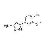 3-Amino-5-(4-bromo-3-methoxyphenyl)pyrazole