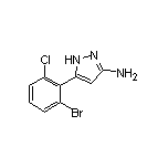 3-Amino-5-(2-bromo-6-chlorophenyl)pyrazole