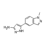 3-Amino-5-(1-methyl-5-indazolyl)pyrazole