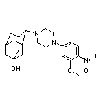 cis-4-[4-(3-Methoxy-4-nitrophenyl)-1-piperazinyl]adamantan-1-ol