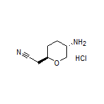 (2R,5S)-5-Aminotetrahydropyran-2-acetonitrile Hydrochloride