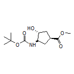 Methyl (1S,3R,4R)-3-(Boc-amino)-4-hydroxycyclopentanecarboxylate