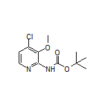 2-(Boc-amino)-4-chloro-3-methoxypyridine