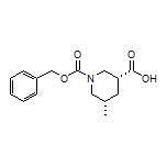 (3R,5S)-1-Cbz-5-methylpiperidine-3-carboxylic Acid