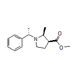 Methyl (2S,3S)-2-Methyl-1-[(S)-1-phenylethyl]pyrrolidine-3-carboxylate