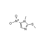 1-Methyl-2-(methylthio)-5-nitro-1H-imidazole