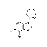 4-Bromo-5-methyl-1-(2-tetrahydropyranyl)indazole