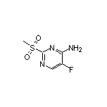 4-Amino-5-fluoro-2-(methylsulfonyl)pyrimidine
