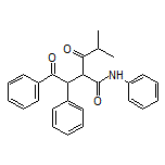 4-Methyl-3-oxo-2-(2-oxo-1,2-diphenylethyl)-N-phenylpentanamide