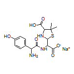 Sodium 2-[2-Amino-2-(4-hydroxyphenyl)acetamido]-2-(4-carboxy-5,5-dimethylthiazolidin-2-yl)acetate