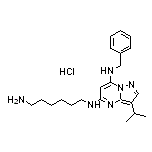N5-(6-Aminohexyl)-N7-benzyl-3-isopropylpyrazolo[1,5-a]pyrimidine-5,7-diamine Hydrochloride