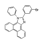 2-(3-Bromophenyl)-1-phenyl-1H-phenanthro[9,10-d]imidazole
