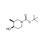 (3S,4R)-1-Boc-3-methylpiperidin-4-ol