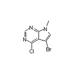 5-Bromo-4-chloro-7-methyl-7H-pyrrolo[2,3-d]pyrimidine