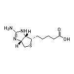 5-[(3aR,6S,6aS)-2-Amino-3a,4,6,6a-tetrahydro-6-thieno[3,4-d]imidazolyl]pentanoic Acid
