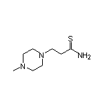3-(4-Methyl-1-piperazinyl)propanethioamide