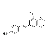 (E)-4-(3,4,5-Trimethoxystyryl)aniline