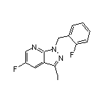 5-Fluoro-1-(2-fluorobenzyl)-3-iodo-1H-pyrazolo[3,4-b]pyridine