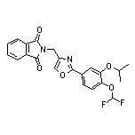 2-[[2-[4-(Difluoromethoxy)-3-isopropoxyphenyl]-4-oxazolyl]methyl]isoindoline-1,3-dione